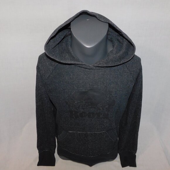 Roots canada Black Pepper Marled Womens M Kanga Pullover Hoodie Beaver - Picture 4 of 10